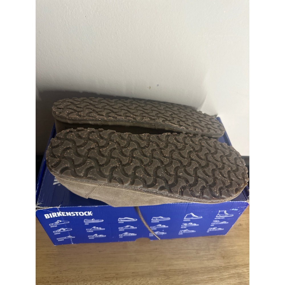 Birkenstock Utti Lace Suede Leather Casual Shoes Grey Taupe Mens 43 US 10 - Picture 6 of 6